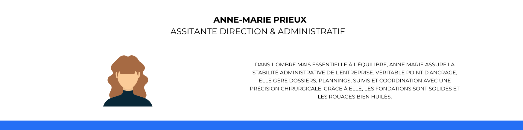 Anne-marie prieux, assistante direction & administratif